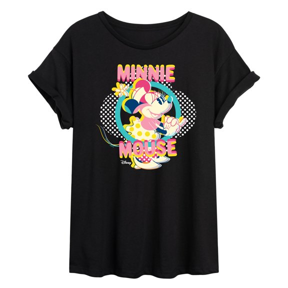 Disney - Minnie Circle Frame - Women's Oversized T-Shirt