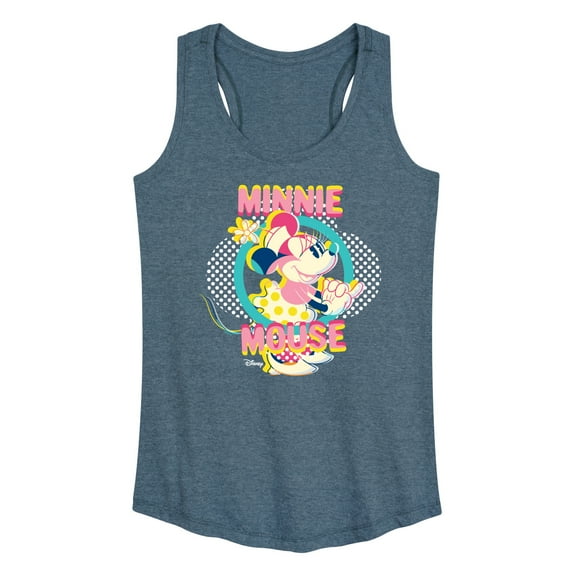 Disney - Minnie Circle Frame - Women's Racerback Tank Top