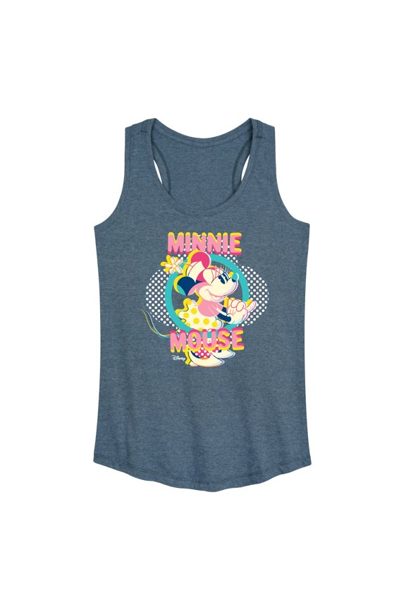 - Minnie Circle Frame - Women's Racerback Tank Top