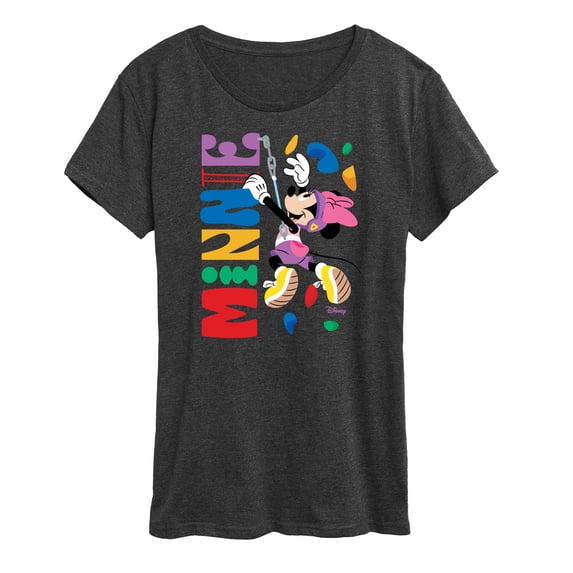 Disney - Minnie Climbing - Women's Short Sleeve Graphic T-Shirt