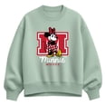 thumbnail image 1 of Disney - Minnie Collegiate - Women's Oversized Fleece Crew Sweatshirt, 1 of 3