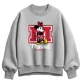 thumbnail image 1 of Disney - Minnie Collegiate - Women's Oversized Fleece Crew Sweatshirt, 1 of 2