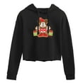 thumbnail image 1 of Disney - Minnie Cookie - Juniors Cropped Pullover Hoodie, 1 of 5