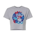 thumbnail image 1 of Disney - Minnie Daisy Americana - Juniors Cropped Cotton Blend T-Shirt, 1 of 5