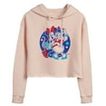 thumbnail image 1 of Disney - Minnie Daisy Americana - Juniors Cropped Pullover Hoodie, 1 of 5