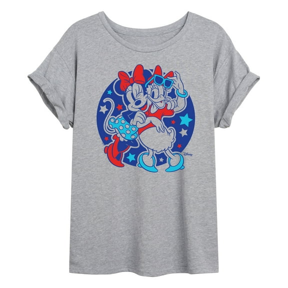 Disney - Minnie Daisy Americana - Juniors Ideal Flowy Muscle T-Shirt