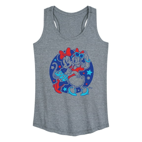 Disney - Minnie Daisy Americana - Women's Racerback Tank Top