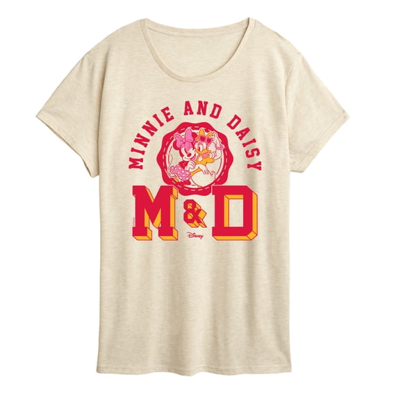 Disney - Minnie Daisy Letterman Women's Short Sleeve Graphic T-Shirt