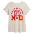 thumbnail image 1 of Disney - Minnie Daisy Letterman - Womens Oversized Graphic T-Shirt, 1 of 4