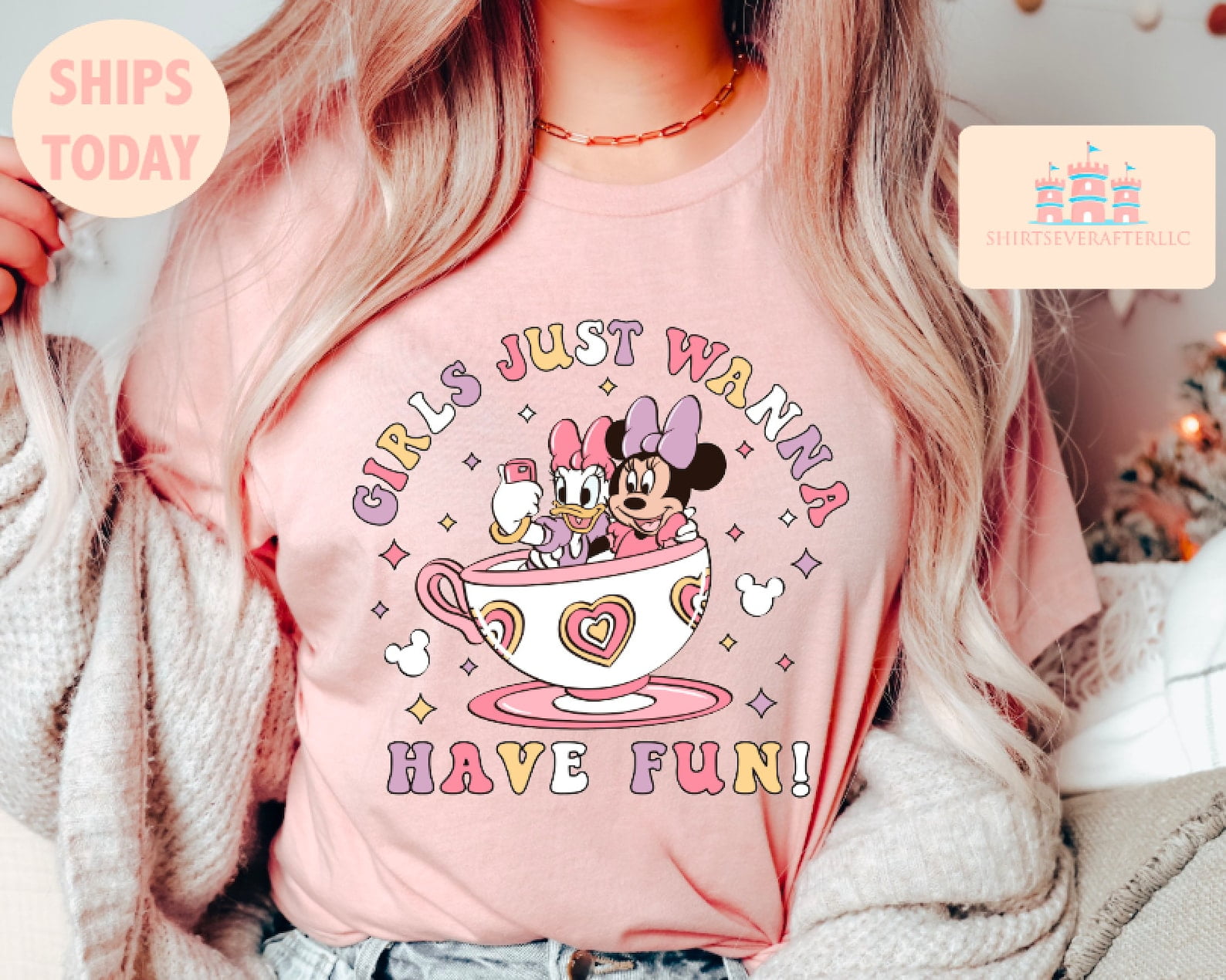 Disney Minnie Daisy Summer Shirt,White color,size XL - Walmart.com