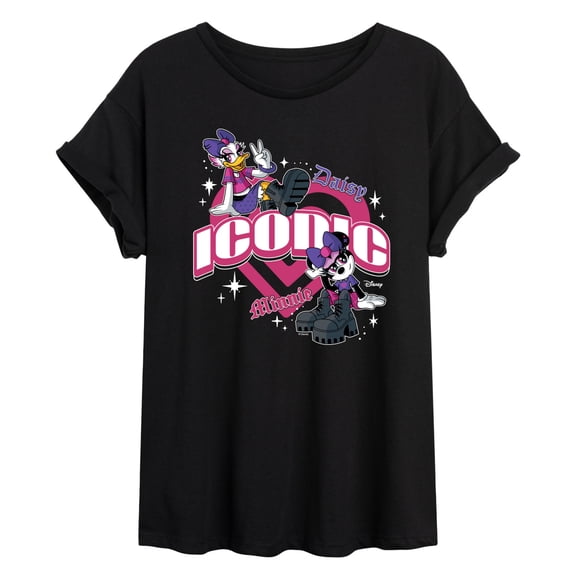 Disney - Minnie Daisy Y2K - Womens Oversized Graphic T-Shirt