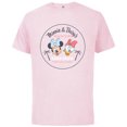 thumbnail image 1 of Disney Minnie & Daisy’s Summer Beach Vacation Surf Club- Short Sleeve Cotton T-Shirt for Adults - Customized-Soft Pink, 1 of 5
