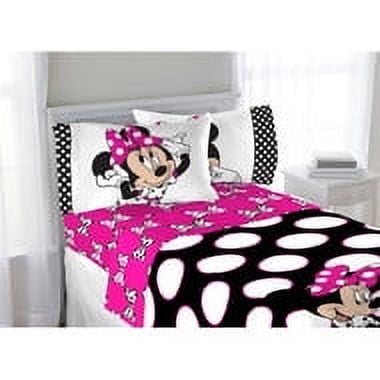 Disney Minnie Dots Are The New Black Twin Sheet Set