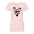 thumbnail image 1 of Disney - Minnie Ear Pattern - Juniors Fitted Short Sleeve Graphic T-Shirt, 1 of 3