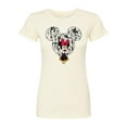 thumbnail image 1 of Disney - Minnie Ear Pattern - Juniors Fitted Short Sleeve Graphic T-Shirt, 1 of 4