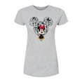 thumbnail image 1 of Disney - Minnie Ear Pattern - Juniors Fitted Short Sleeve Graphic T-Shirt, 1 of 4