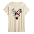 thumbnail image 1 of Disney - Minnie Ear Pattern - Women's Short Sleeve Graphic T-Shirt, 1 of 4