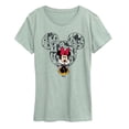 thumbnail image 1 of Disney - Minnie Ear Pattern - Women's Short Sleeve Graphic T-Shirt, 1 of 3