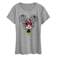 thumbnail image 1 of Disney - Minnie Ear Pattern - Women's Short Sleeve Graphic T-Shirt, 1 of 4