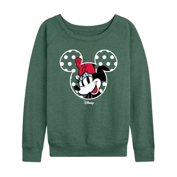 Disney - Minnie Ears - Women's French Terry Long Sleeve Pullover