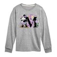 thumbnail image 1 of Disney - Minnie Floral Boys' Long Sleeve Graphic T-Shirt, 1 of 4