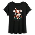 thumbnail image 1 of Disney - Minnie Flowers - Juniors Ideal Flowy Muscle T-Shirt, 1 of 5