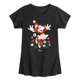 thumbnail image 1 of Disney - Minnie Flowers - Toddler & Youth Girls Short Sleeve Graphic T-Shirt, 1 of 5