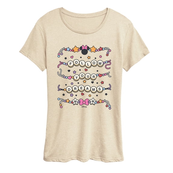 Disney - Minnie Follow Your Dreams Bracelet - Women's Short Sleeve Graphic T-Shirt