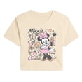 thumbnail image 1 of Disney - Minnie Girly Grid - Juniors Cropped Graphic T-Shirt, 1 of 3