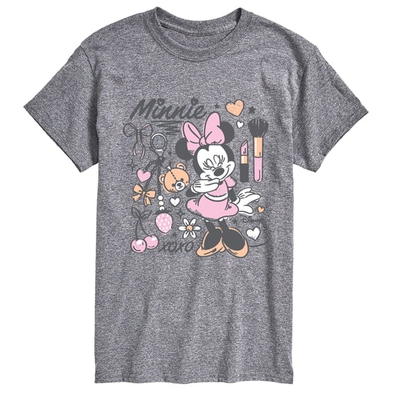 Disney - Minnie Girly Grid - Men's Short Sleeve Graphic T-Shirt