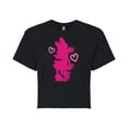 thumbnail image 1 of Disney - Minnie Hearts Ink Wash - Cropped Tee, 1 of 4