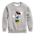 thumbnail image 1 of Disney - Minnie Hearts Boys' Graphic Long Sleeve Fleece Sweatshirt, 1 of 4