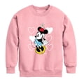 thumbnail image 1 of Disney - Minnie Hearts Boys' Graphic Long Sleeve Fleece Sweatshirt, 1 of 3