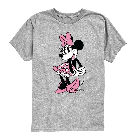 Disney - Minnie Heels - Youth Boys Short Sleeve Graphic T-Shirt