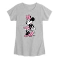 thumbnail image 1 of Disney - Minnie Heels - Youth Girls Fitted Short Sleeve T-Shirt, 1 of 3