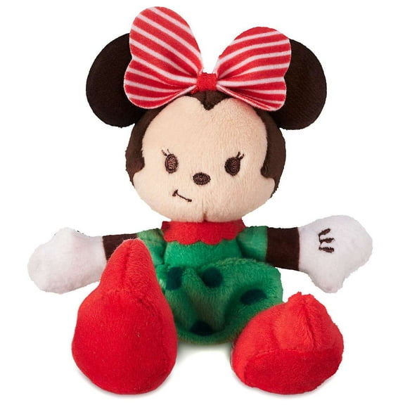 Disney Tiny Big Feet Minnie Mouse Holiday Micro Plush