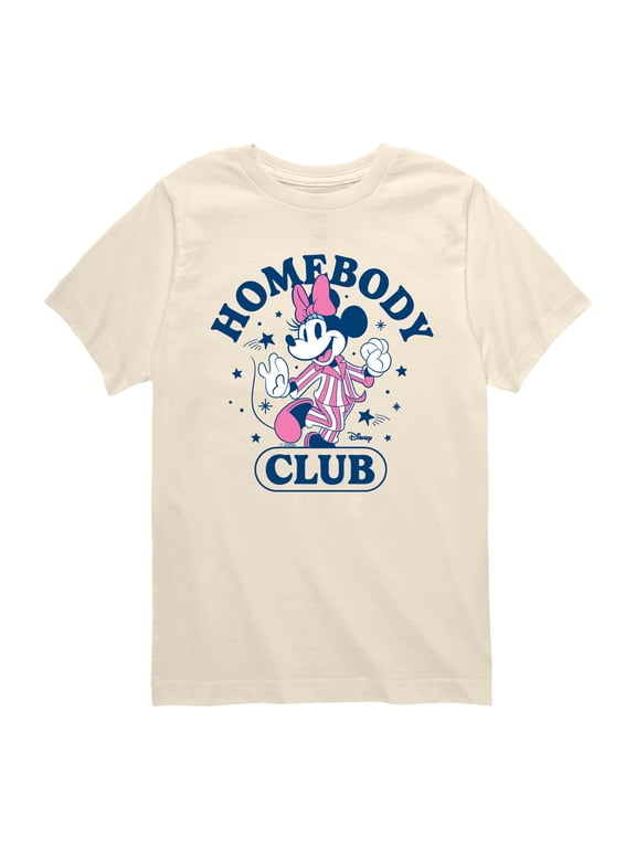 - Minnie Homebody Club Boys' Short Sleeve Graphic T-Shirt