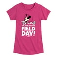 thumbnail image 1 of Disney - Minnie Just Here For Field Day - Toddler And Youth Girls Short Sleeve Graphic T-Shirt, 1 of 4