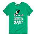 thumbnail image 1 of Disney - Minnie Just Here For Field Day - Toddler And Youth Short Sleeve Graphic T-Shirt, 1 of 5