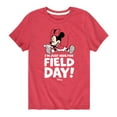 thumbnail image 1 of Disney - Minnie Just Here For Field Day - Toddler And Youth Short Sleeve Graphic T-Shirt, 1 of 5