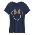 thumbnail image 1 of Disney - Minnie Leopard Print - Women's Short Sleeve Graphic T-Shirt, 1 of 4