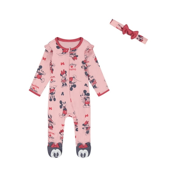 Disney Baby Girl Sleep N' Play & Headband, Sizes 0-9M