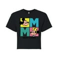 thumbnail image 1 of Disney - Minnie Mickey   - Juniors Cropped Cotton Blend T-Shirt, 1 of 5