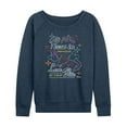 thumbnail image 1 of Disney - Minnie & Mickey - Love At First Bite - Pizza in Paradise - Women's Lightweight French Terry Long Sleeve Shirt, 1 of 4