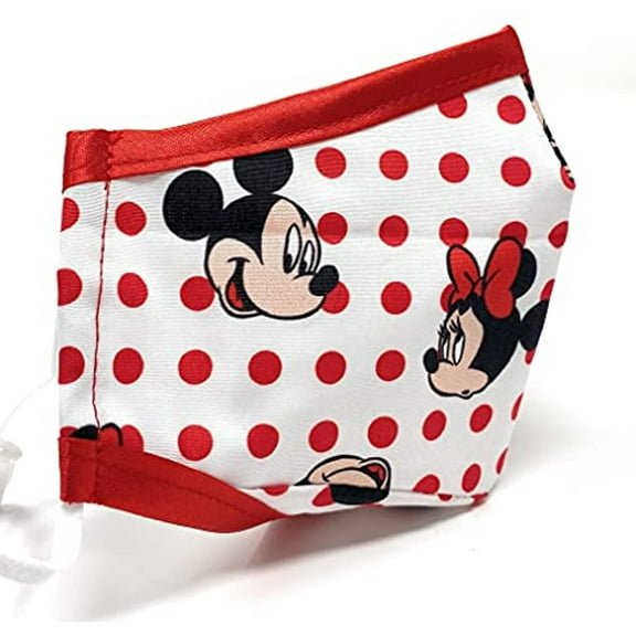 Disney Minnie Mickey Red Dot KIDS Face Mask - Maskara by BengC