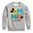 thumbnail image 1 of Disney - Minnie Mickey - Toddler & Youth Crewneck Fleece Sweatshirt, 1 of 5