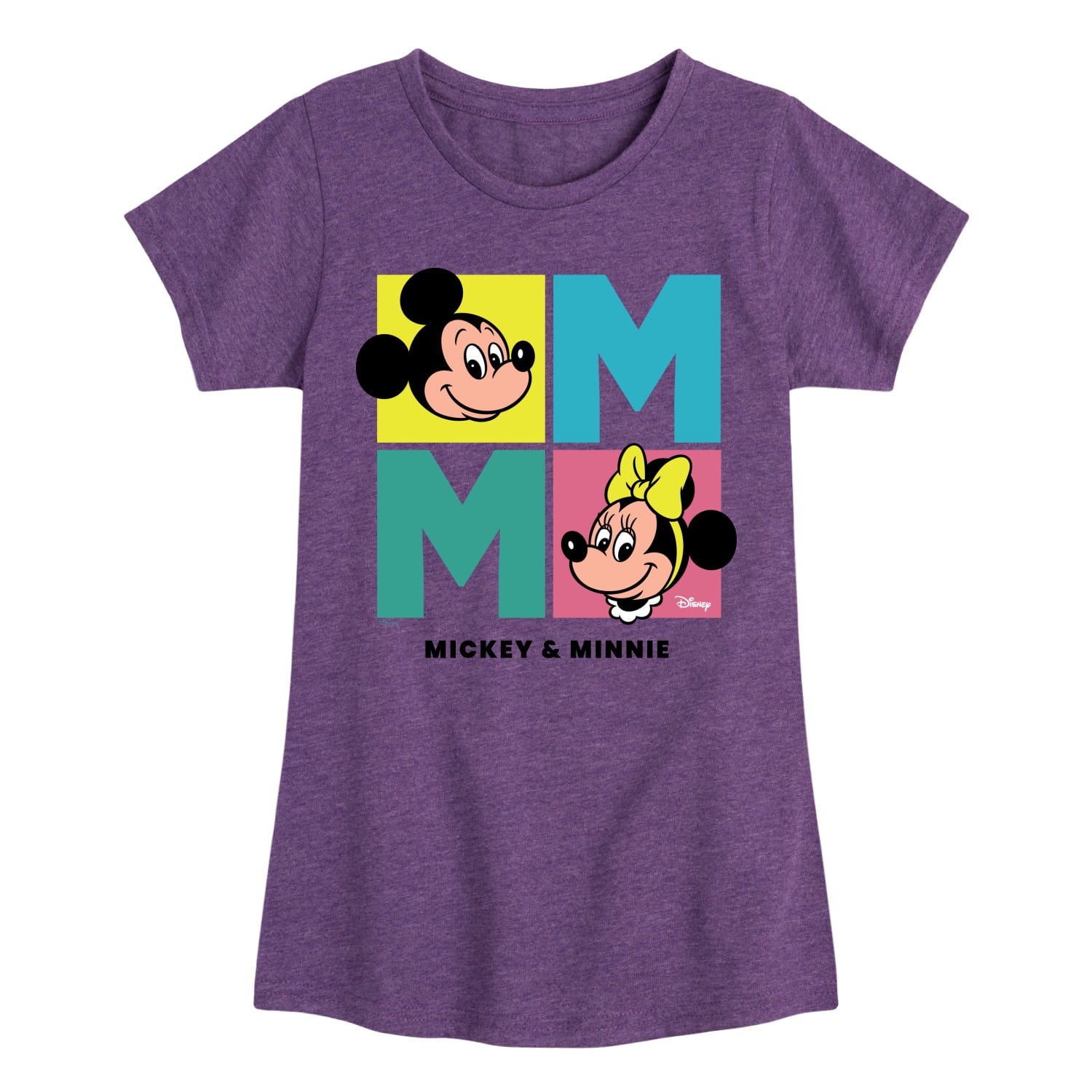 Disney - Minnie Mickey - Toddler & Youth Girls Short Sleeve Graphic T ...
