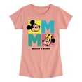 thumbnail image 1 of Disney - Minnie Mickey - Toddler & Youth Girls Short Sleeve Graphic T-Shirt, 1 of 5