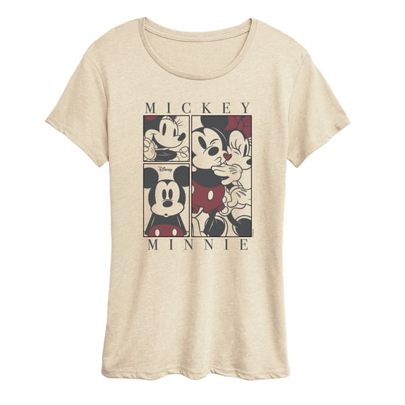 Disney - Minnie Mickey - Women's Short Sleeve Graphic T-Shirt