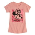 thumbnail image 1 of Disney - Minnie, Minnie, Minnie Mouse - Toddler & Youth Girls Short Sleeve Graphic T-Shirt, 1 of 5